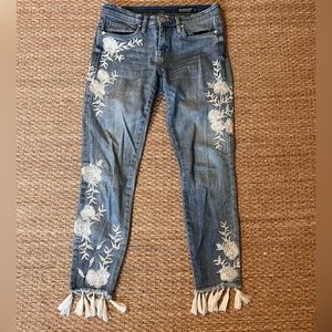Blank NYC Embroidered Jeans